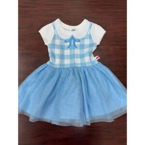 The Wizard of Oz Girls Toddler Dorothy Tutu Sweater Dress Size 2T